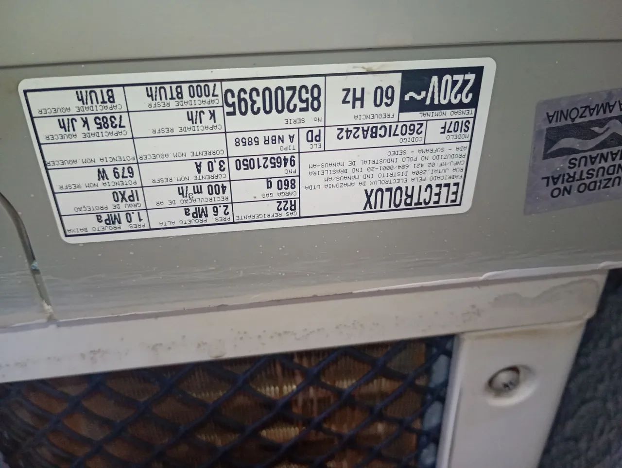 Ar condicionado Eletrolux 700btus - Foto 2