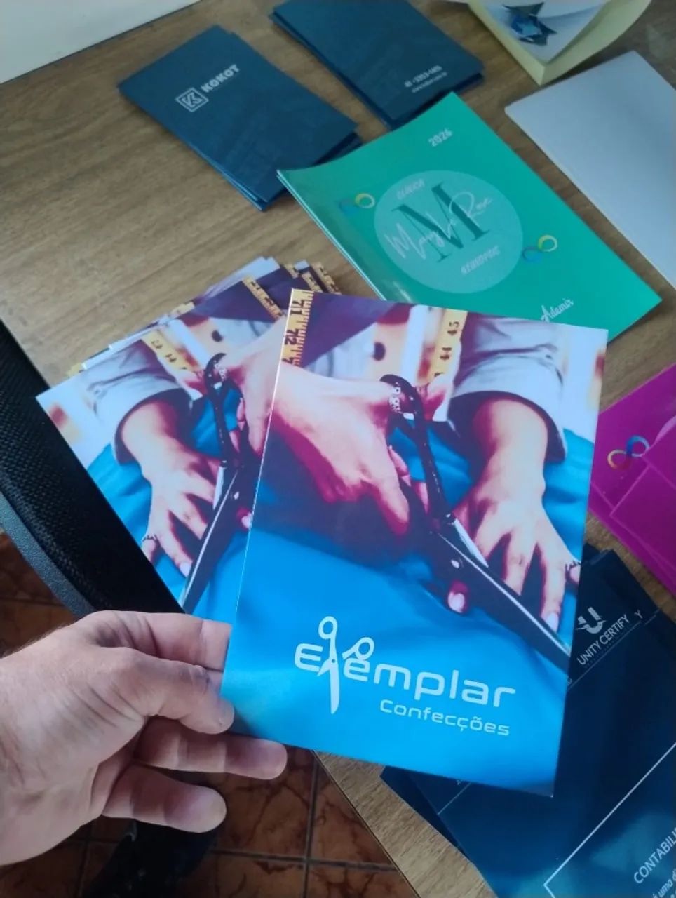 Agenda com capa laminada e personalizada com sua logo - Foto 5