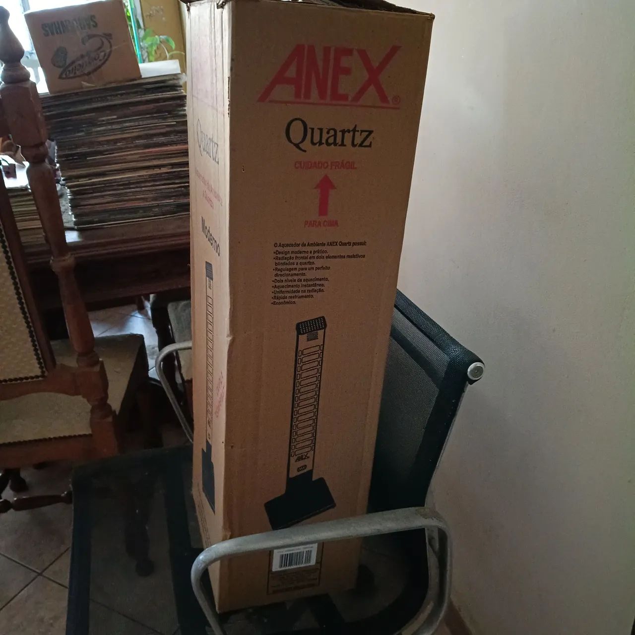 Aquecedor vertical ANEX Quartz 1200W - Foto 2