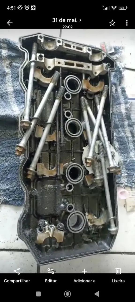 Cabeçote completo da Kawasaki Ninja Zx11 - Peças para motos - Vila