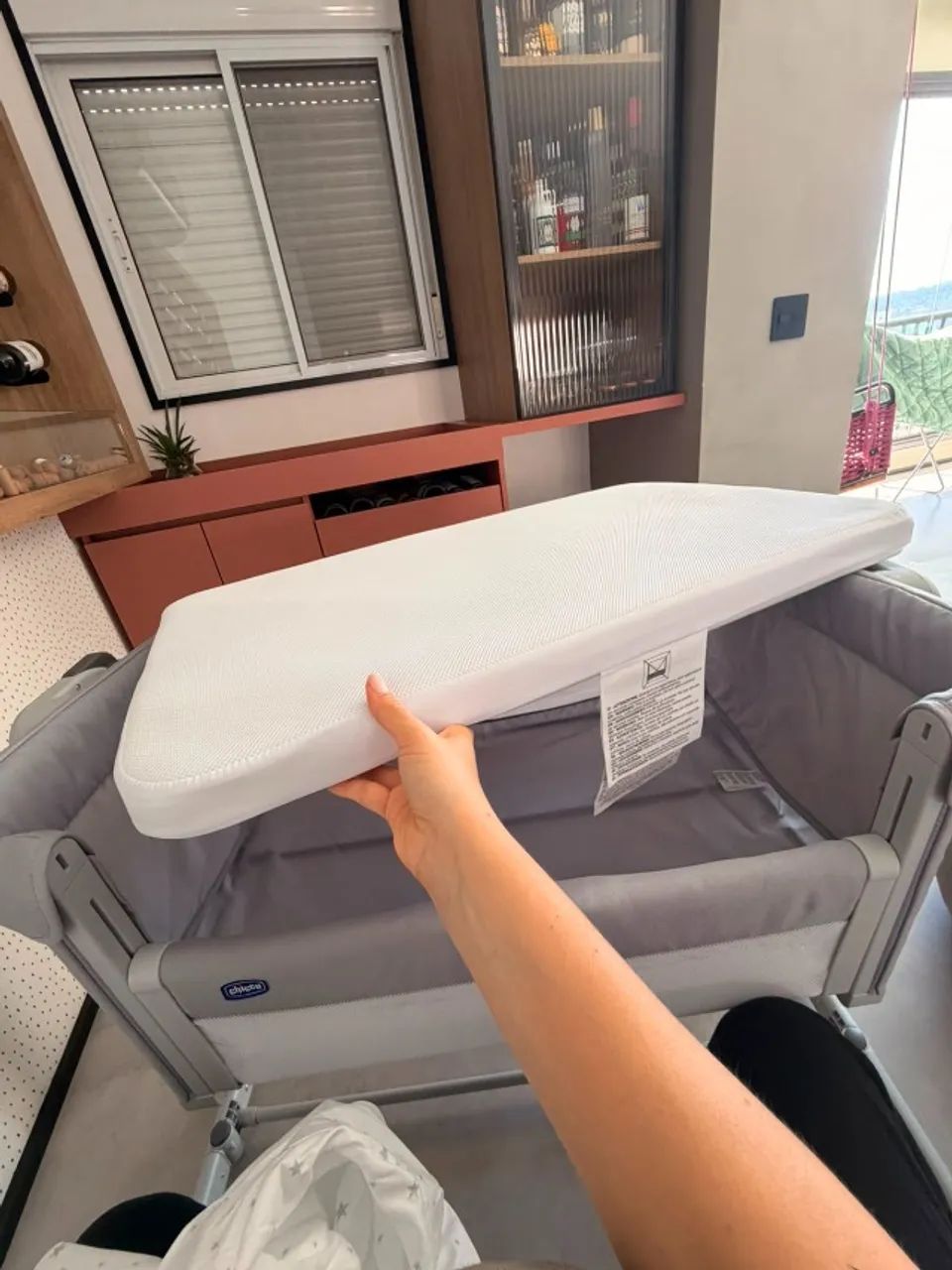 Berço Next2Me Magic Evo Co-Sleeping com Balanço 0-9kg Chicco - Foto 5
