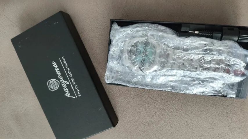 Relógio de Luxo (Fundo Tiffany) - Novo na Caixa - Aço Inox - Foto 4