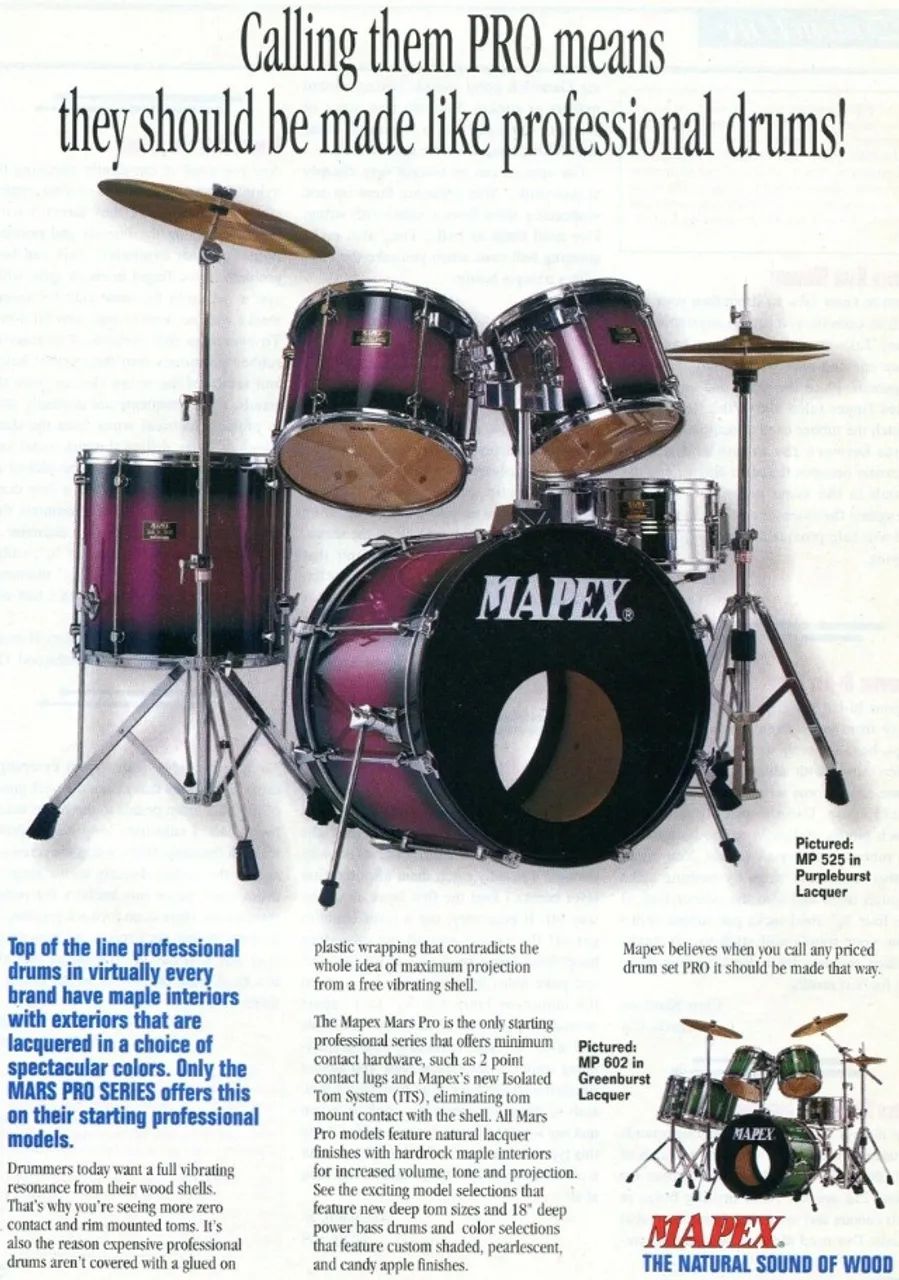 Bateria Mapex Mars Pro - Foto 4