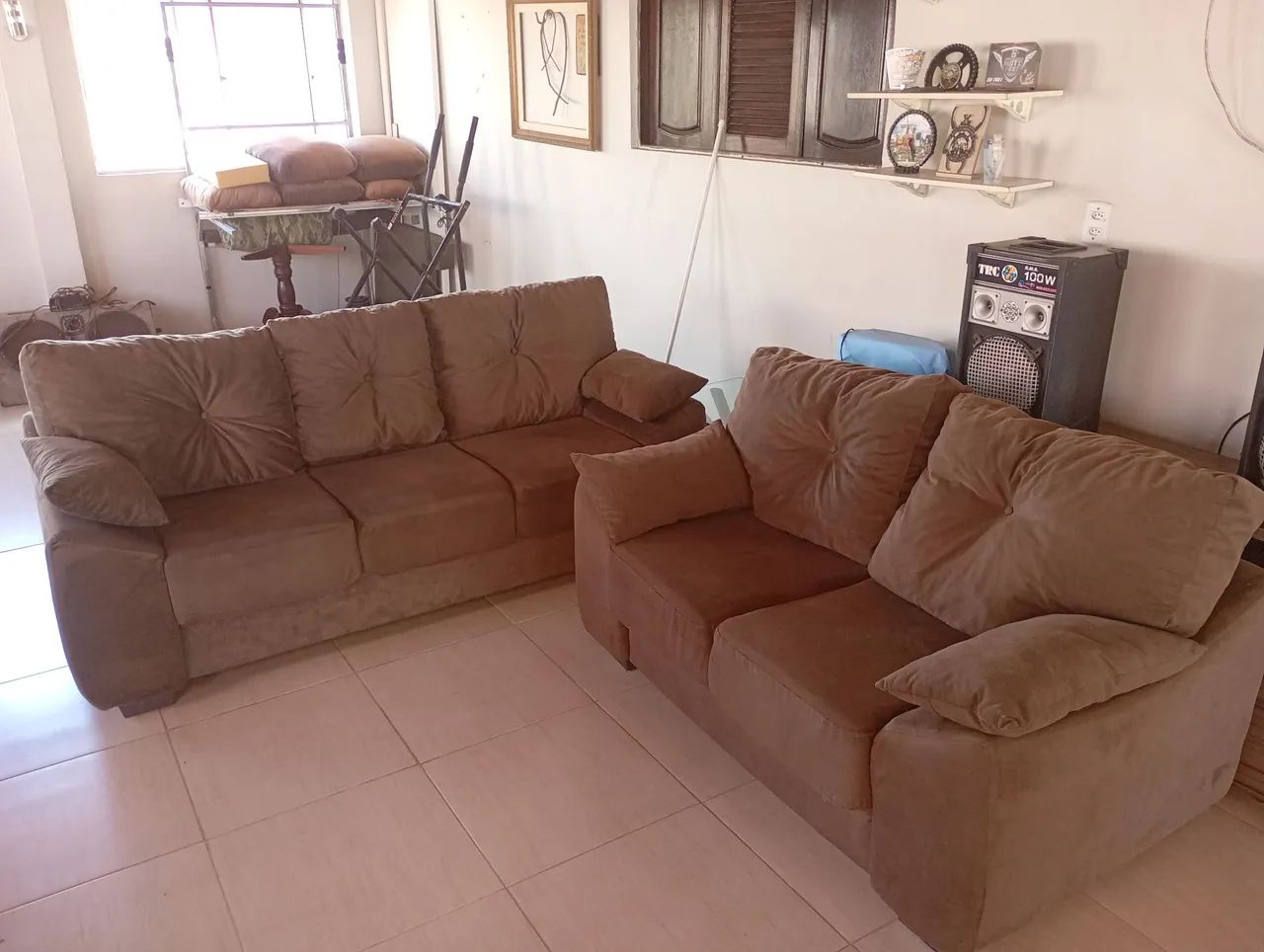conjunto de sofá 3 e 2 lugares - Foto 3