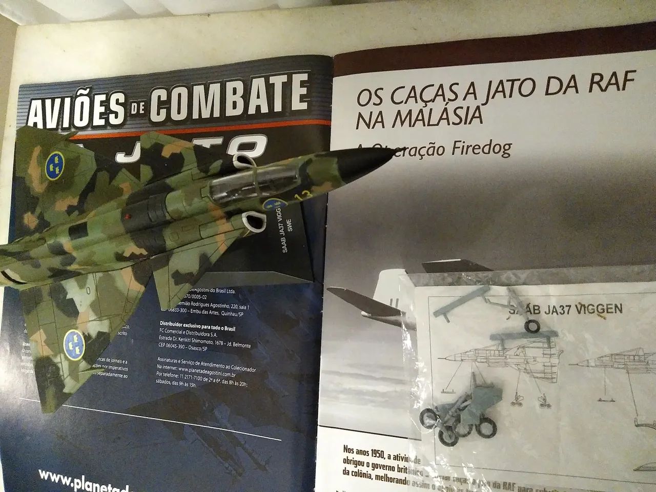 Miniatura altaya/de Agostini caça SAAB VIGGEN - Foto 4