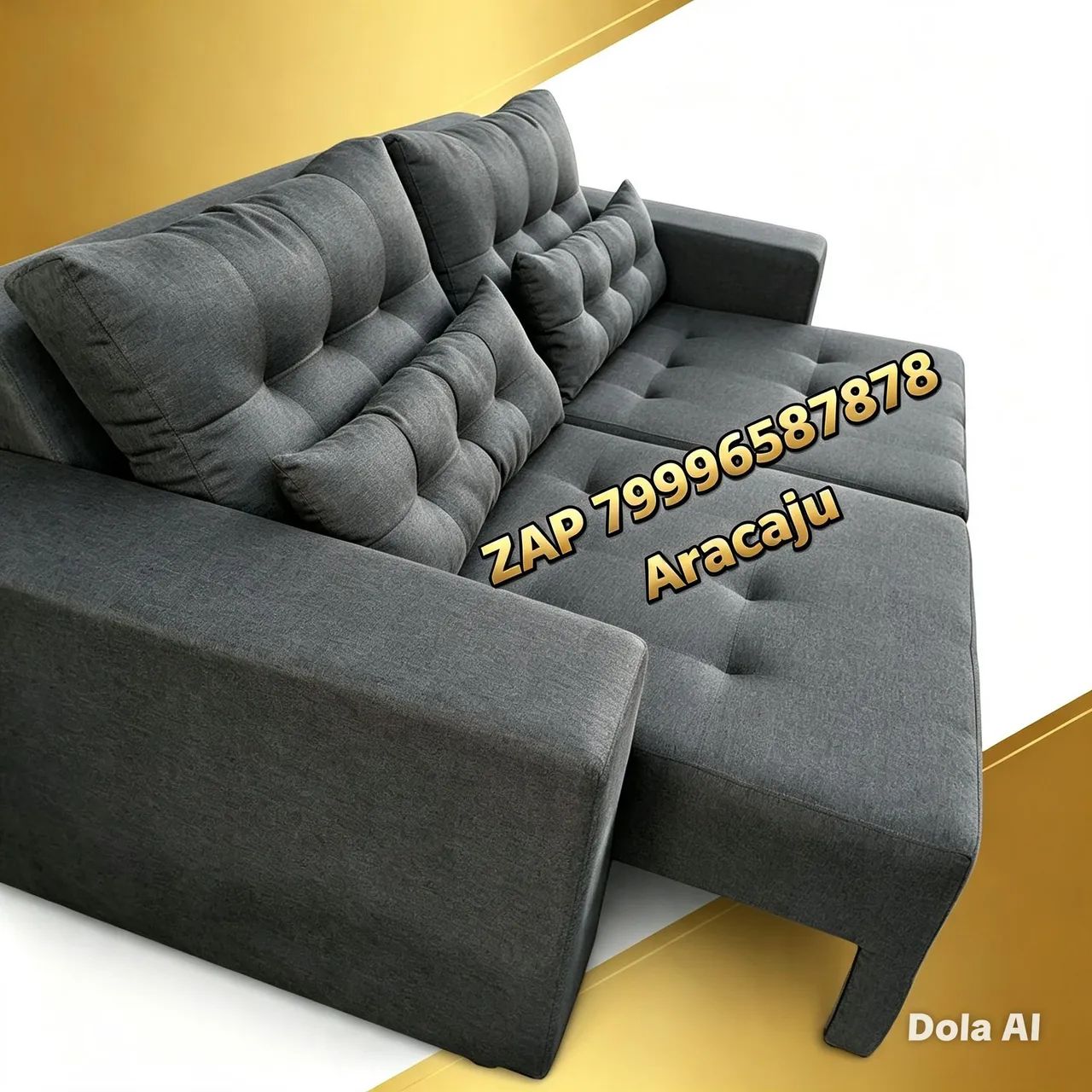 Conjunto de sofá600, sofá retrátil,, sofá de canto830, sofá 3 lugares 630,  - Foto 4