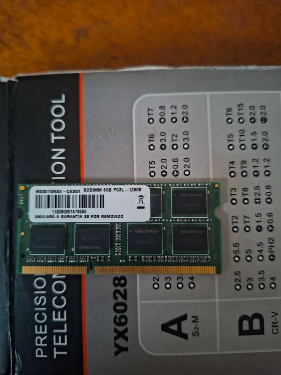 Memória RAM Notebook 