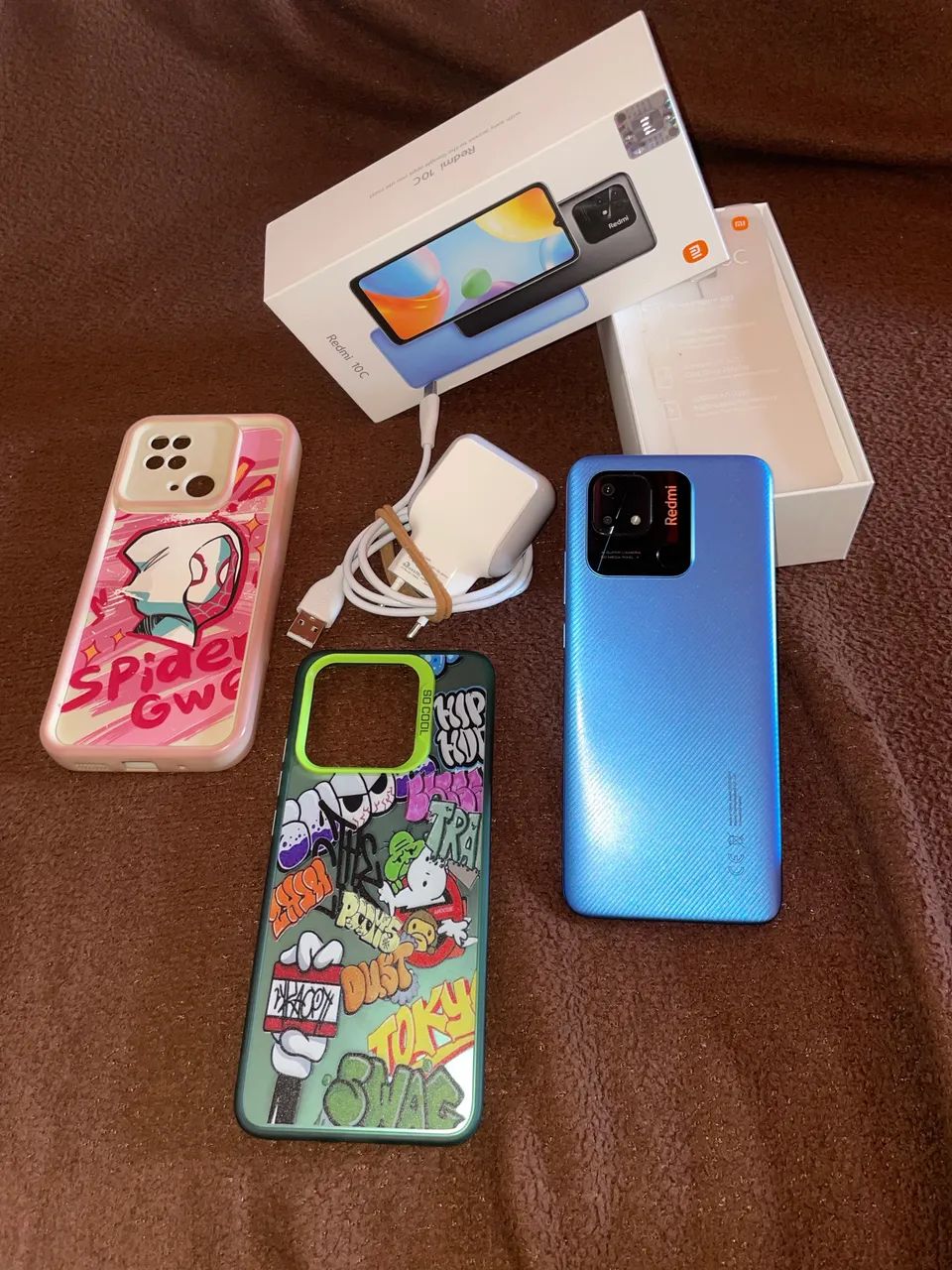 Xiaomi Redmi 10C | 128GB + Brindes (capinhas e fone) - Foto 2
