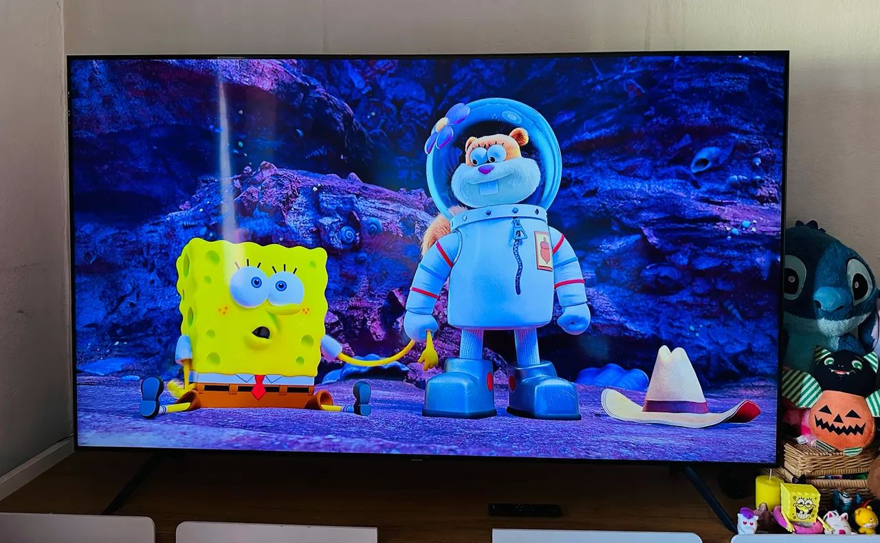 Smart tv Samsung 65 polegadas (tv grande, controle solar, acompanha caixa)