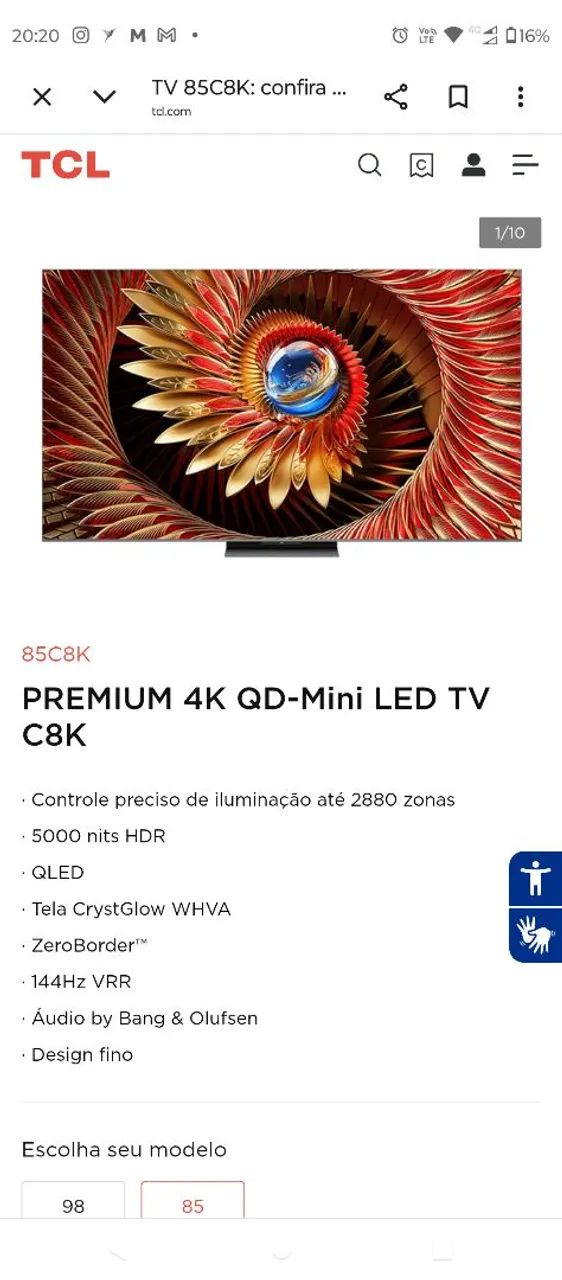 TV 85' 4K Premium C8K QD MINILED  - Foto 2
