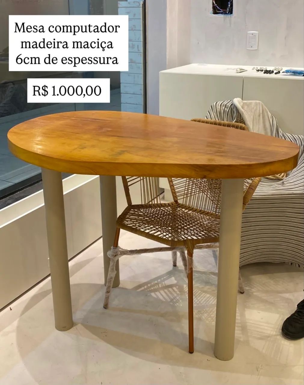 Mesa para computador maciça para Loja  - Foto 2