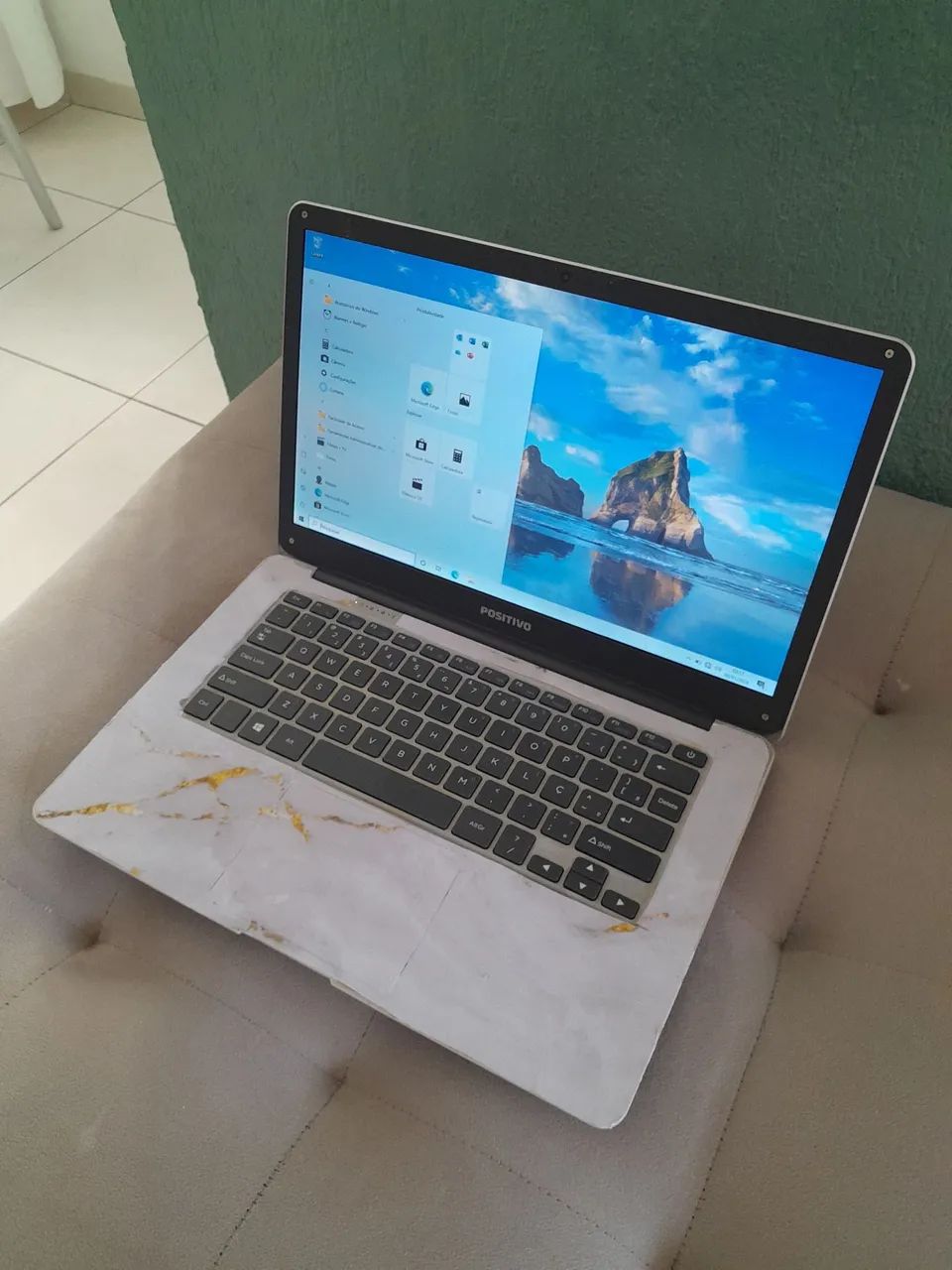 Notebook Positivo q232a, Intel, 2gb memória SSD 32GB armazenamento todo bom