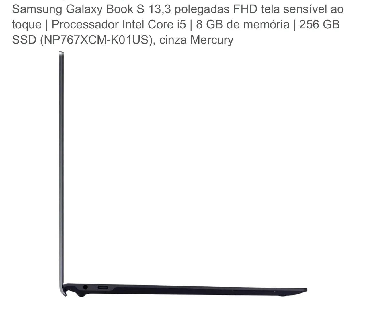 Not Galaxy Samsung book S