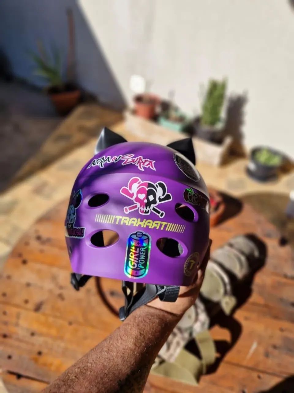 Kit capacete+acessórios para esportes - Foto 2