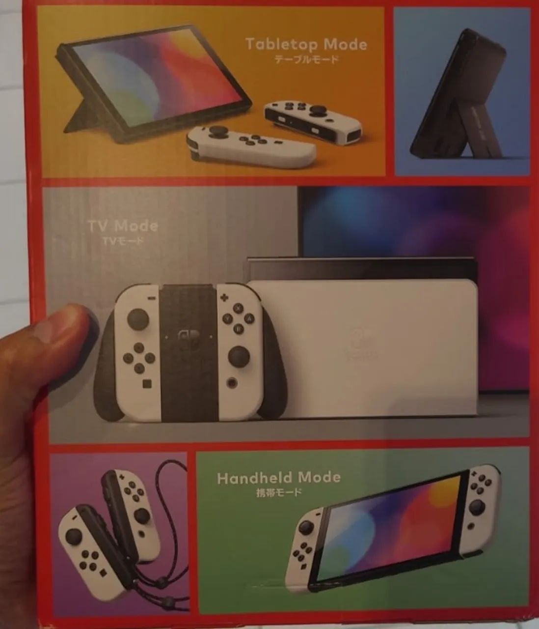 Nintendo Switch Oled 64gb Branco e Preto. - Foto 2