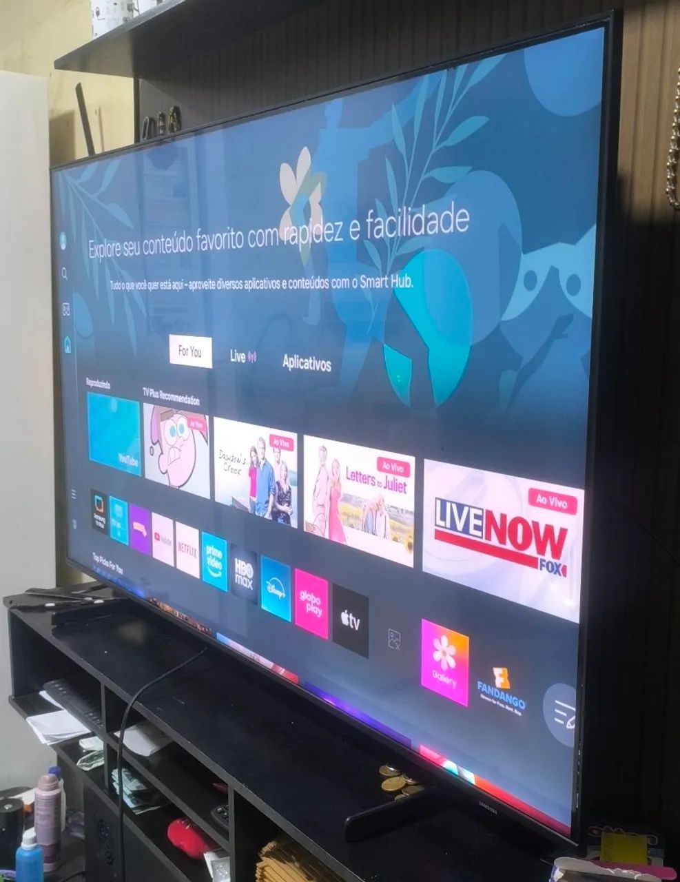 Smart tv 50" 4k Samsung com nota  