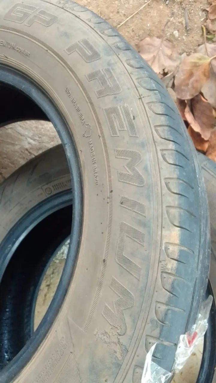 05 pneus usados bons, aro 195/65/15 - Foto 5