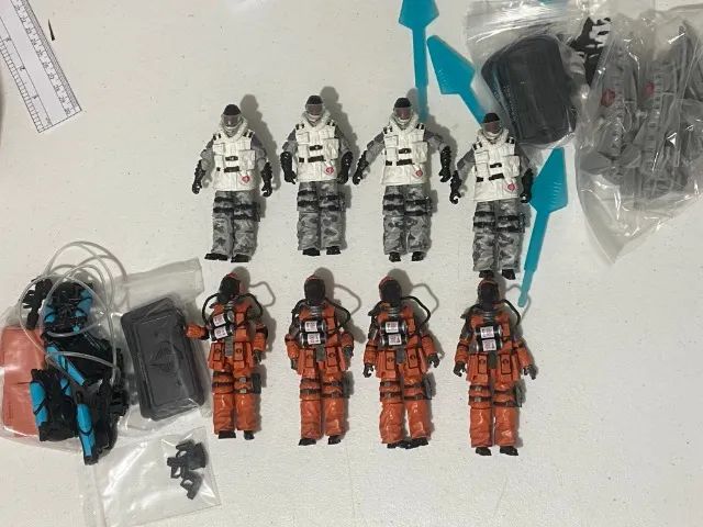 LOTE GI JOE 25TH 30TH MOVIE E NEW AGE HAZARD VIPER E ICE-VIPER 
