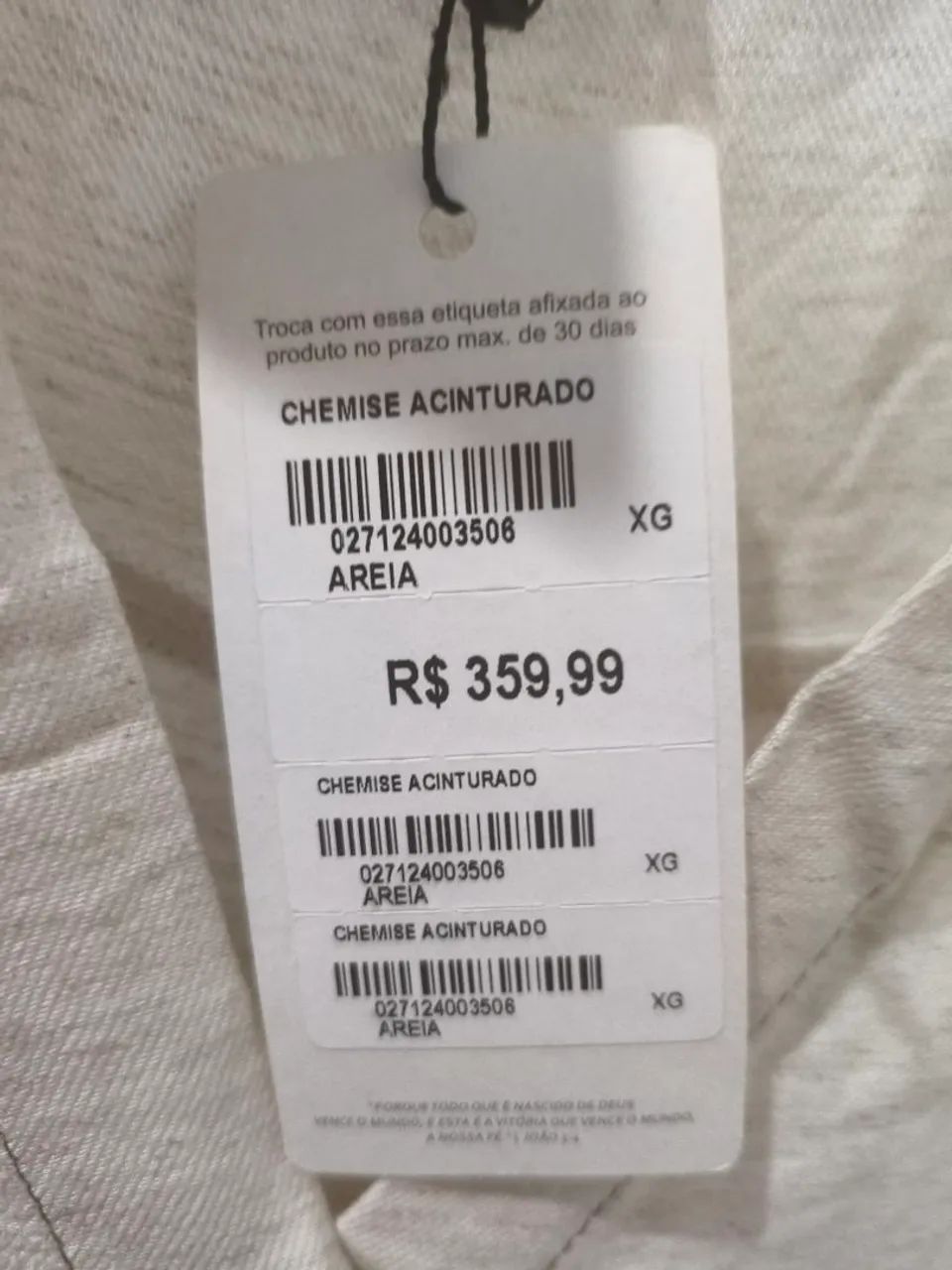 Chemise Zinzane Novo - Foto 4