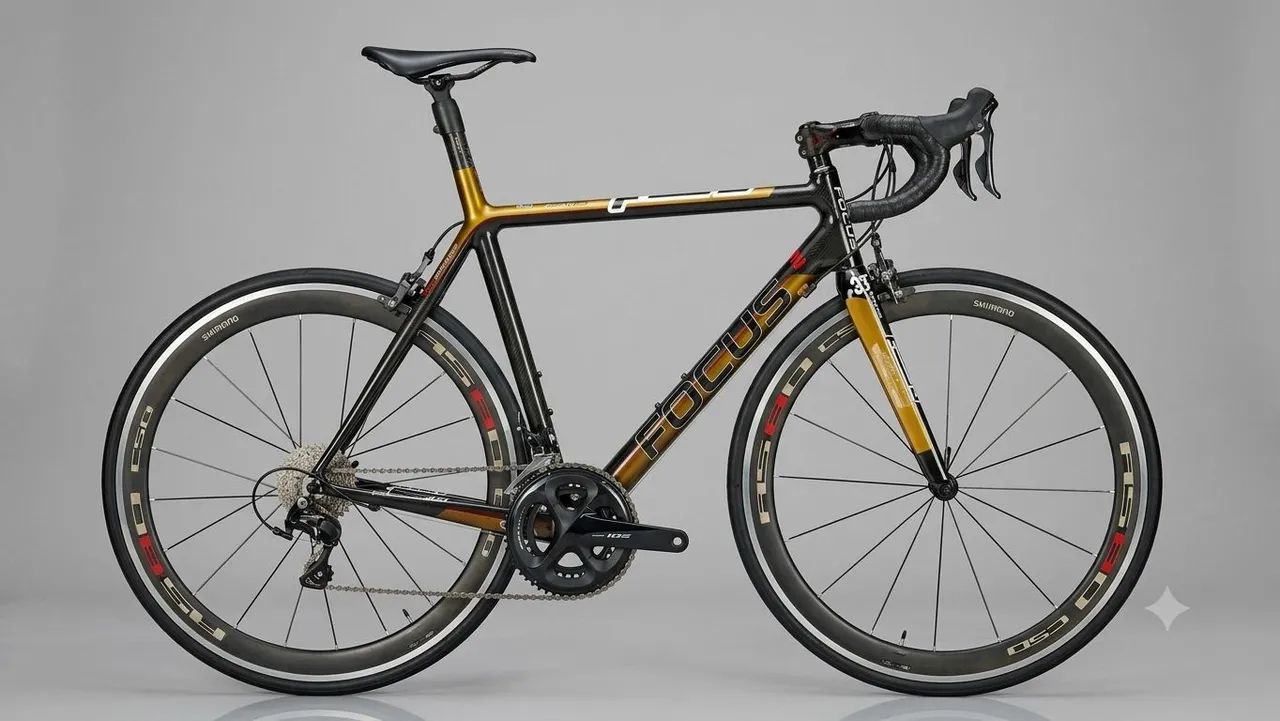 Bicicleta Speed tamanho 54 toda em carbono