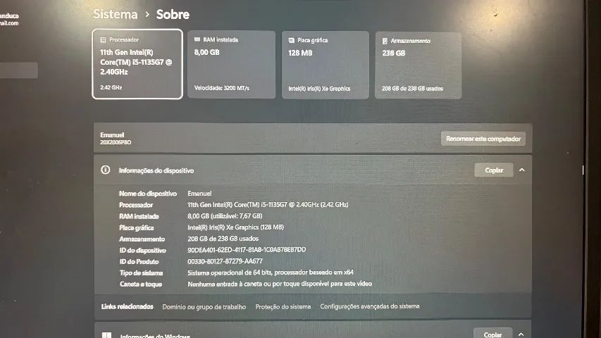 Notebook Lenovo ThinkPad L14 Gen 2 ? Excelente Estado! - Foto 4