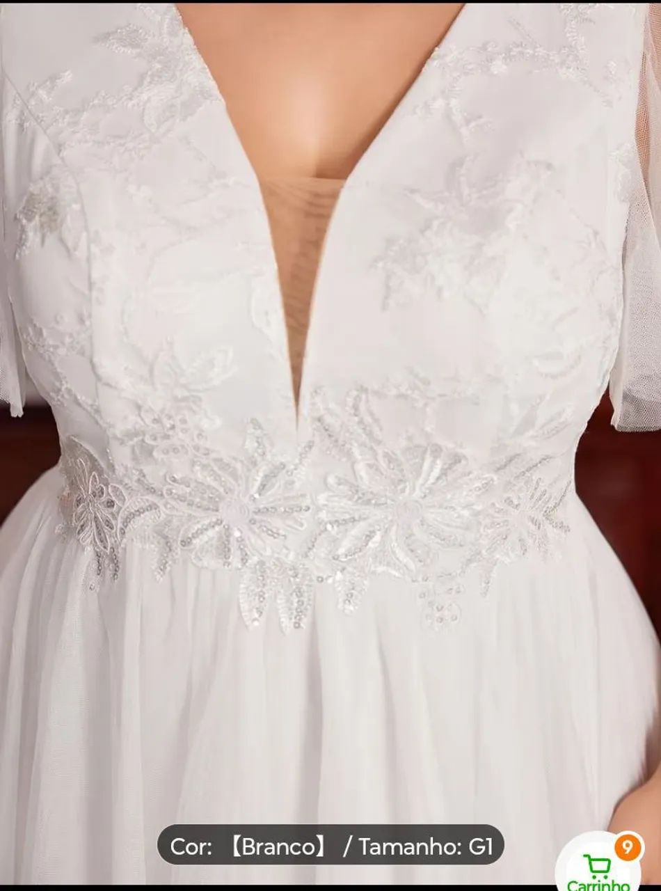 Vestido de noiva completo  - Foto 3