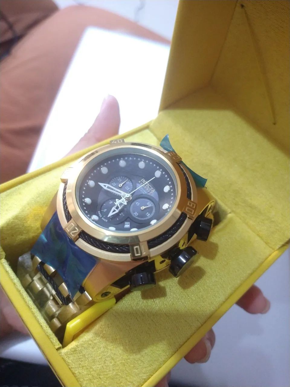 RELÓGIO INVICTA RESERVE BOLT ZEUS SKELETON NOVO - Foto 2