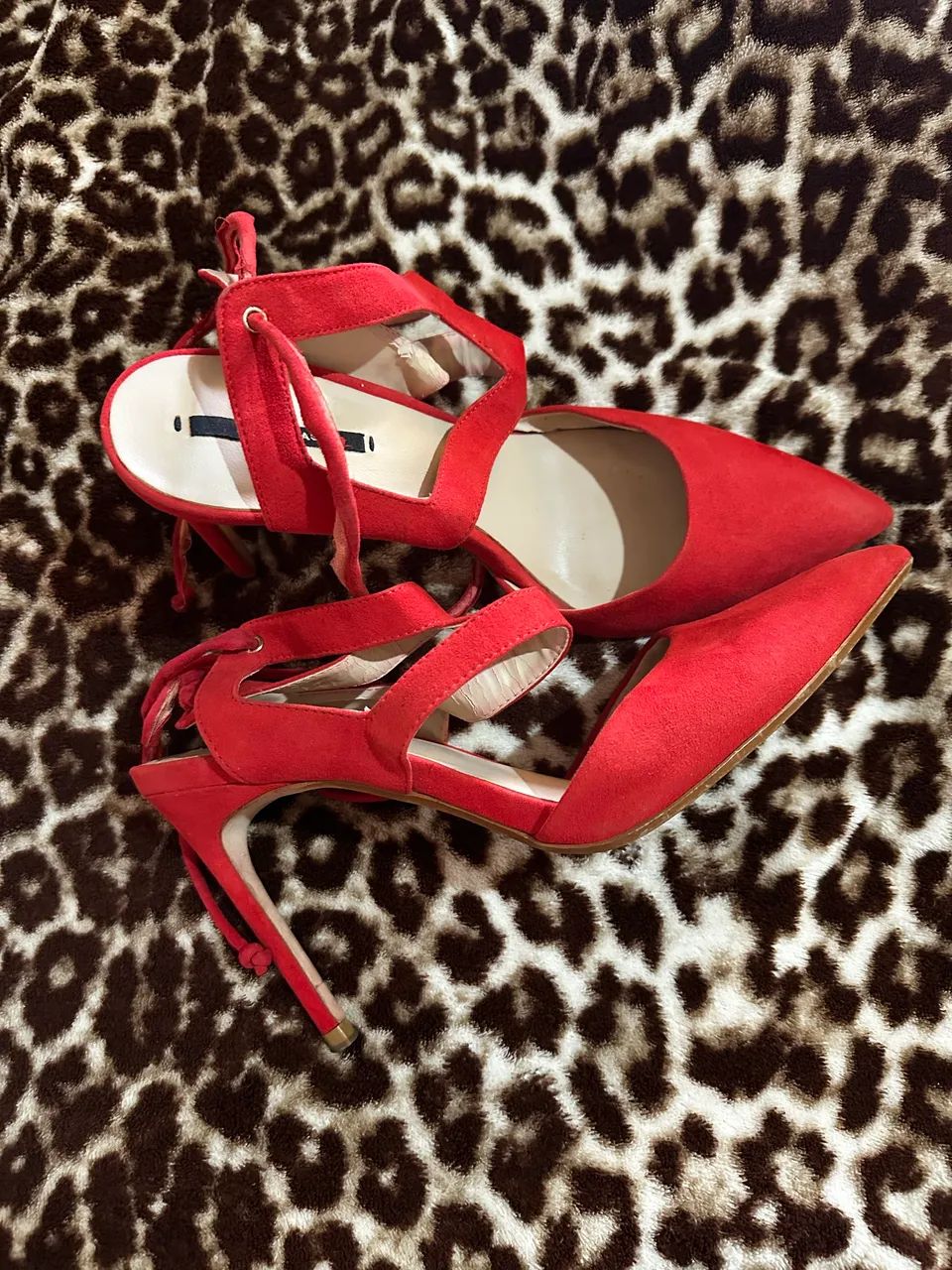 Sapato Chanel Vermelho Zara