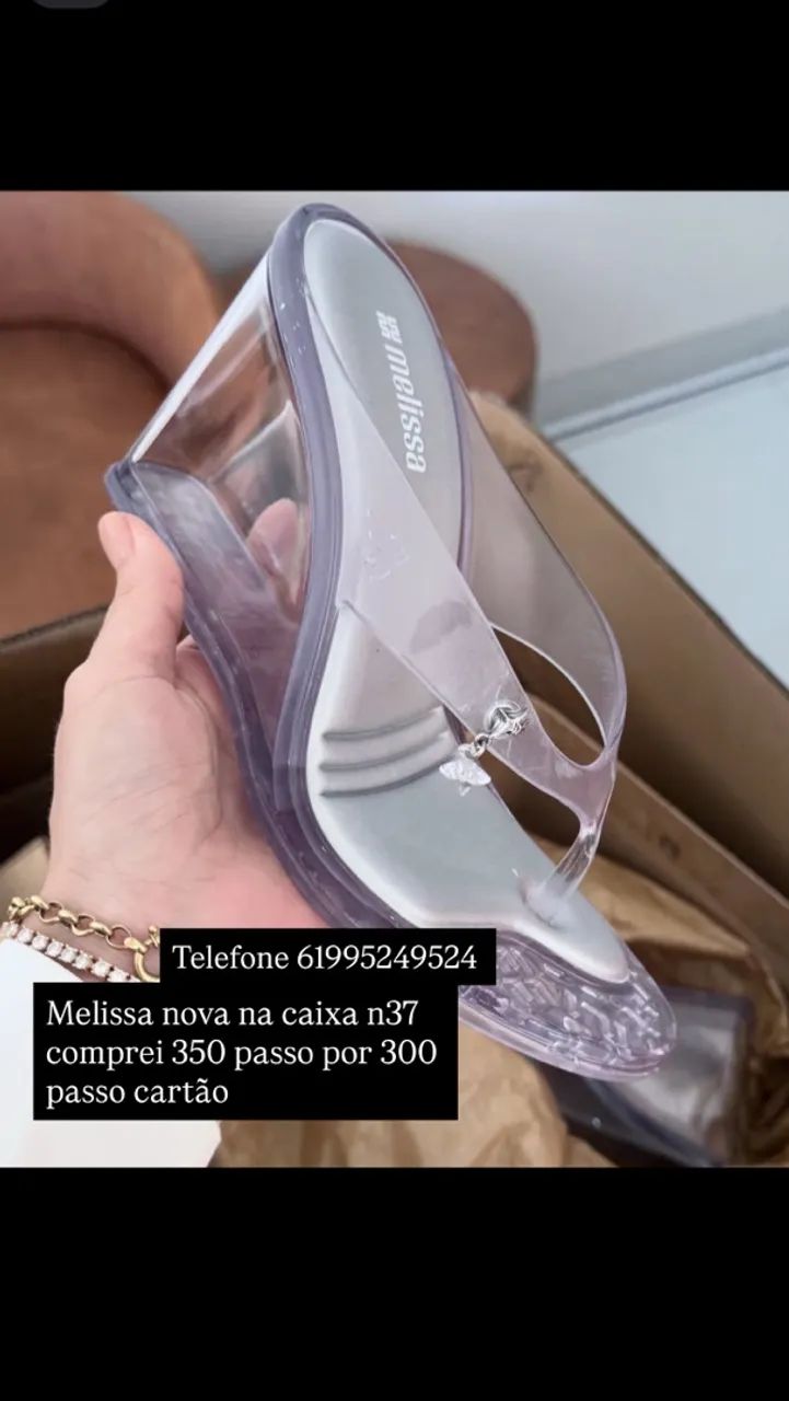 Melissa número 37 nova na caixa  - Foto 3