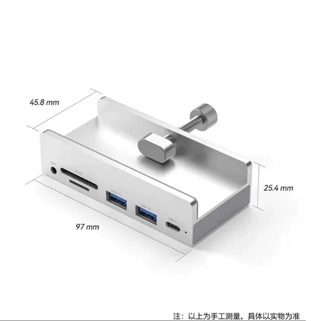 Hub USB HREBOS USB A USB C SD TF - Foto 3