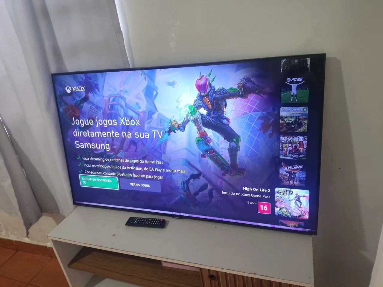 TV 50 POL. SMART WI-FI. 4K . COM DETALHE  - Foto 2