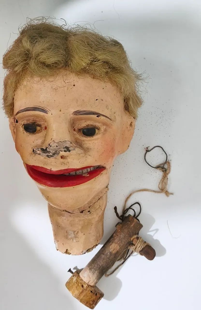 Boneco de ventríloquo vintage - antigo 