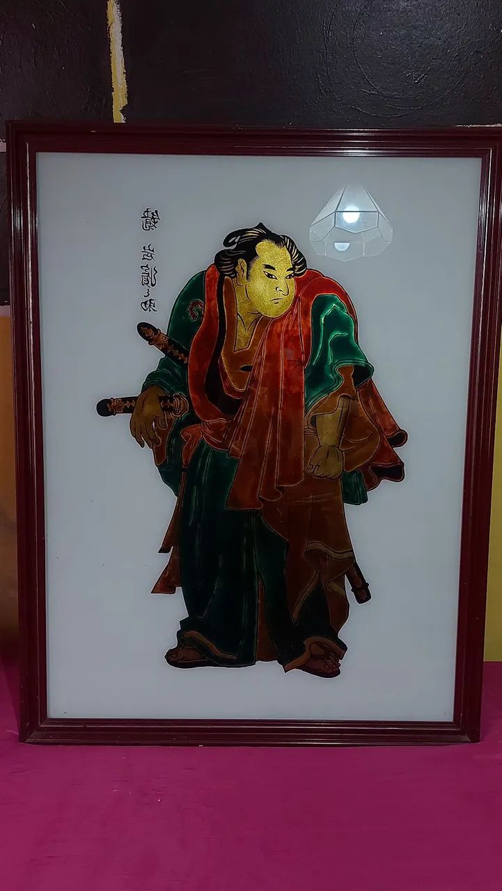 Quadro grande de Samurai 