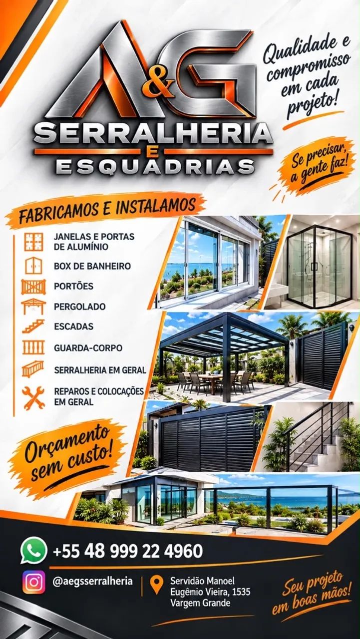 A&G Serralheria e Esquadrias de aluminio 