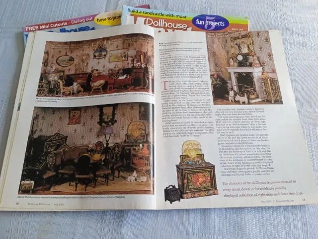 Revistas Dollhouse Miniatures - Foto 2