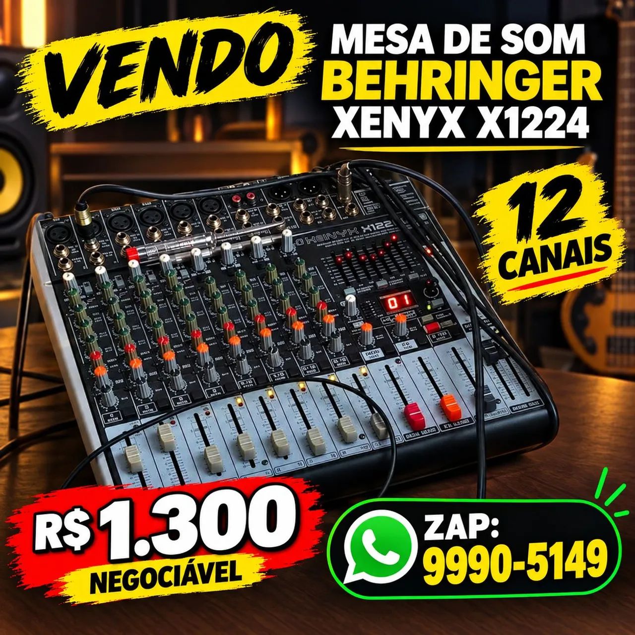 Mesa de som Behringer 