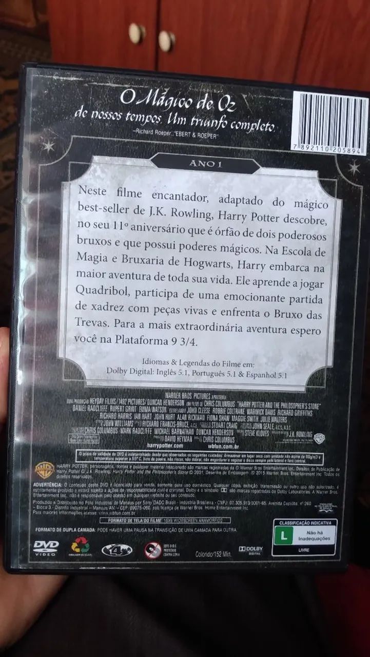 DVD original Harry Potter 1 ótimo estado.  - Foto 2