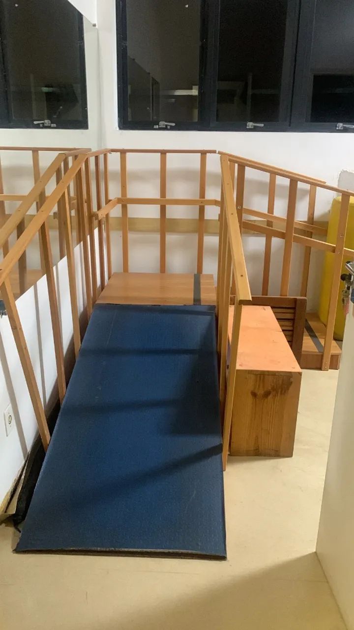Rampa escada para treino Fisioterapia 
