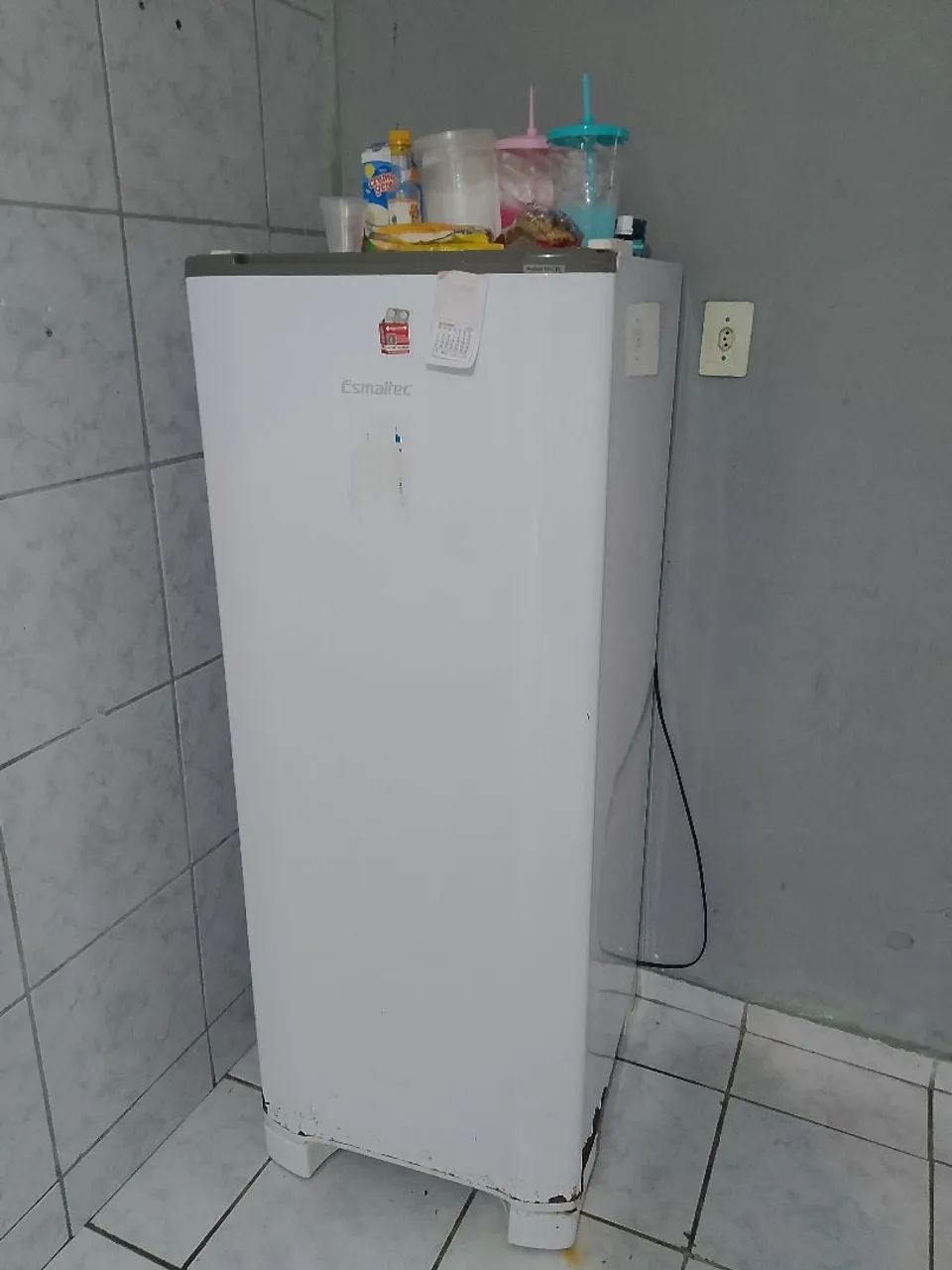 Geladeira funcionando 
