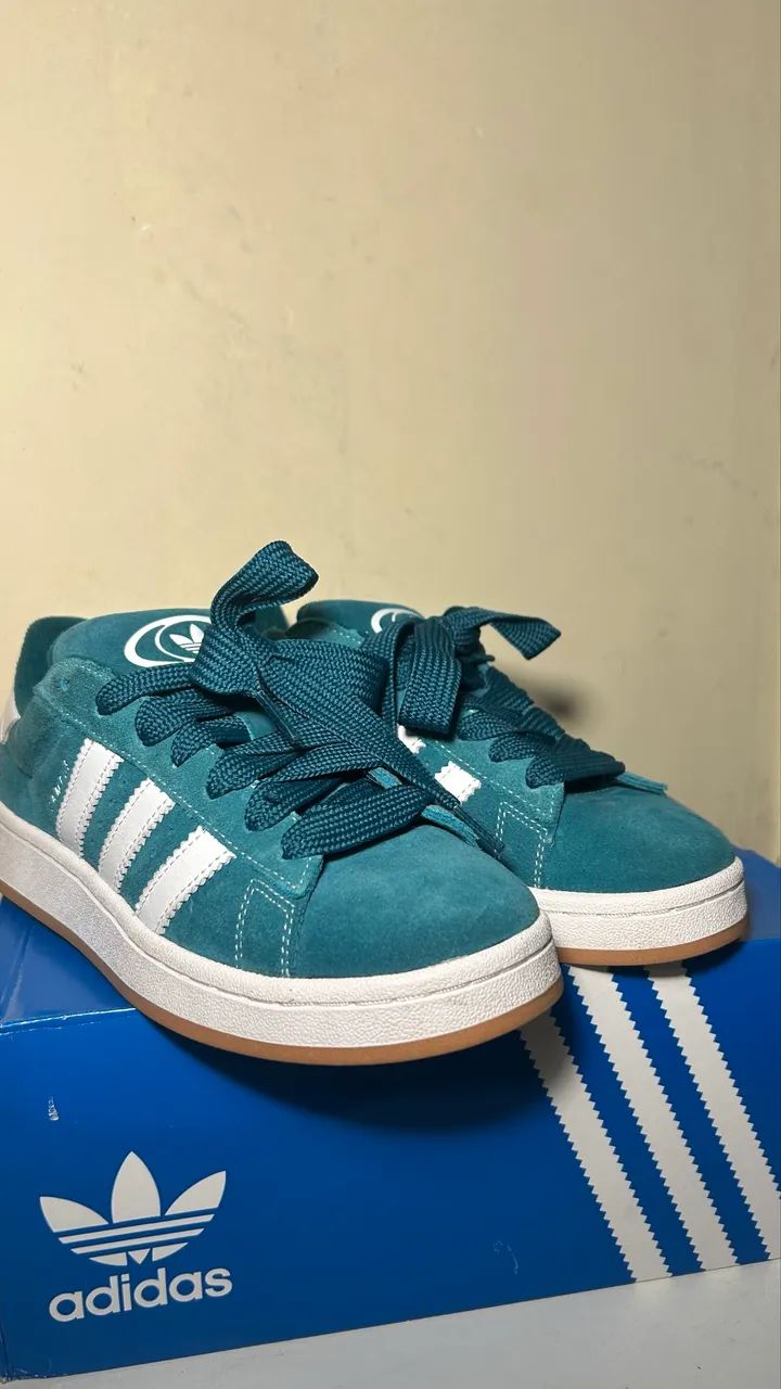 Tenis Campus Adidas Verde - Foto 2