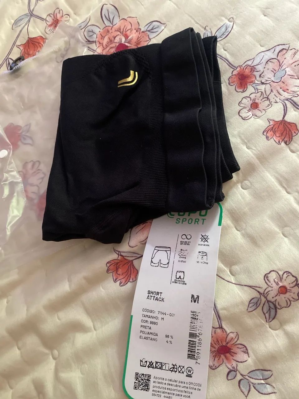 Short lupo attack feminino:treino academia 