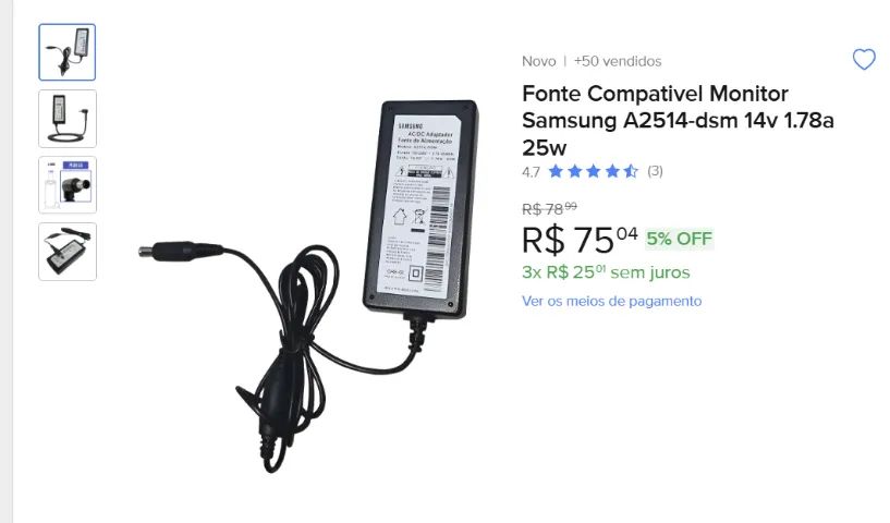 Lote de Fontes 12v e 14v  - Foto 3