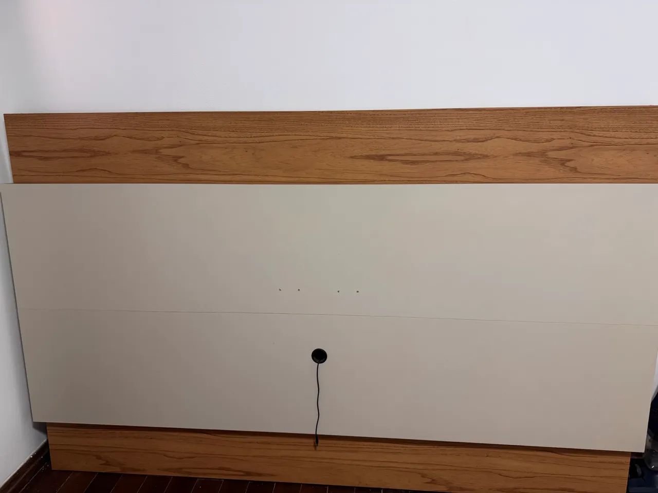 Rack de madeira com painel  - Foto 4