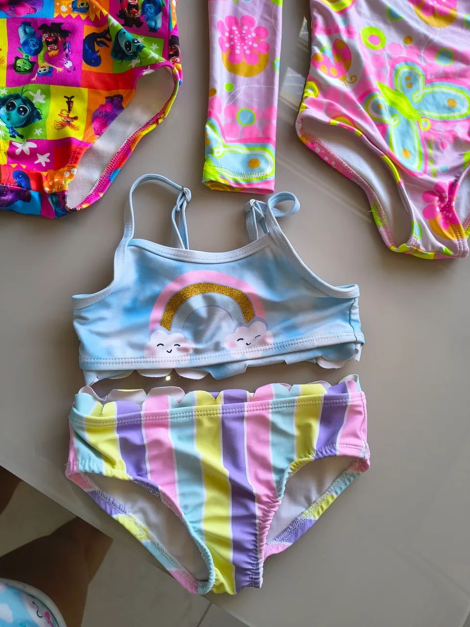 Lote maiô e biquíni infantil  - Foto 4