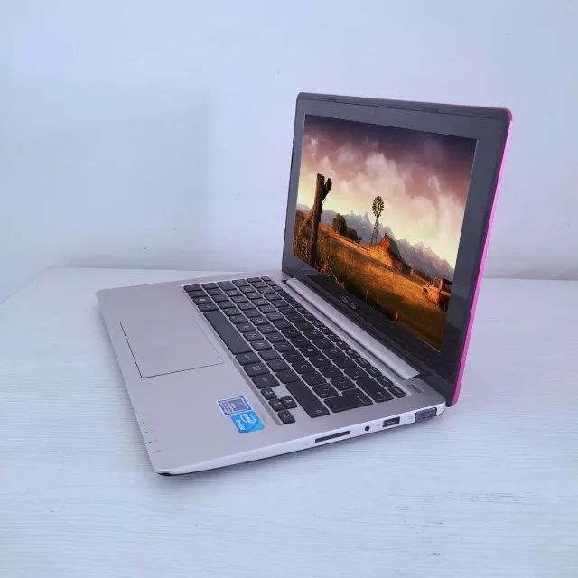 Netbook Asus Rosa 11" Polegadas Celeron SSD 120gb Com Garantia