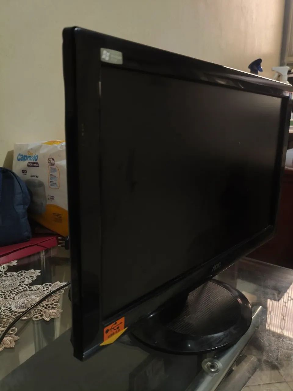 Monitor AOC LCD 19 Polegadas - Conservado - R$ 150 - Foto 4