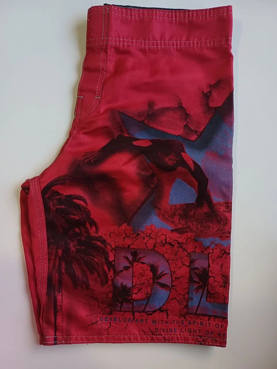 Shorts tabela com velório tamanho 14 - Foto 2