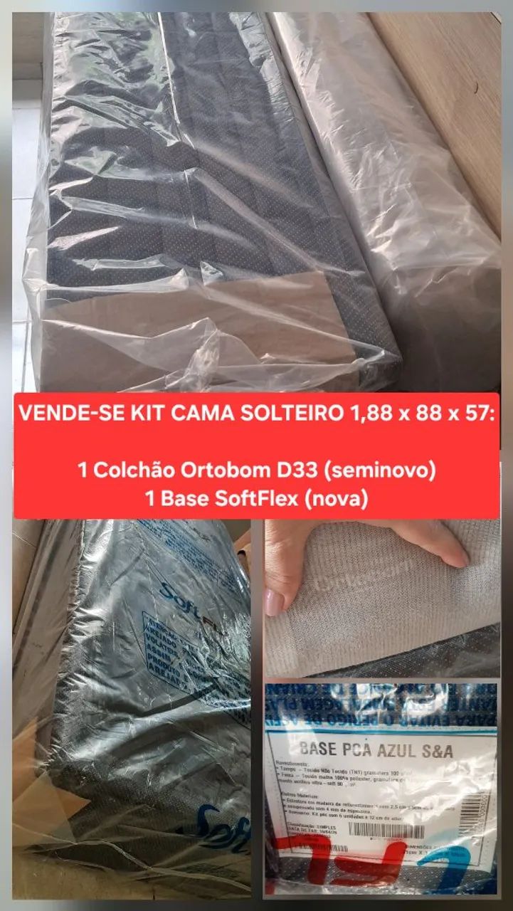 Cama Solteiro Completa 