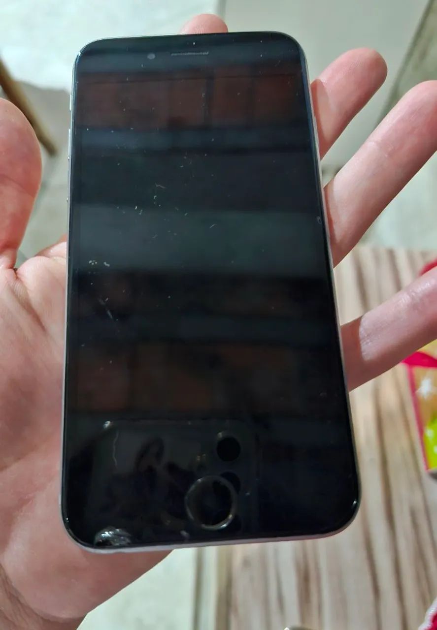 Iphone 6S Prata - Celular quebrado  - Foto 4