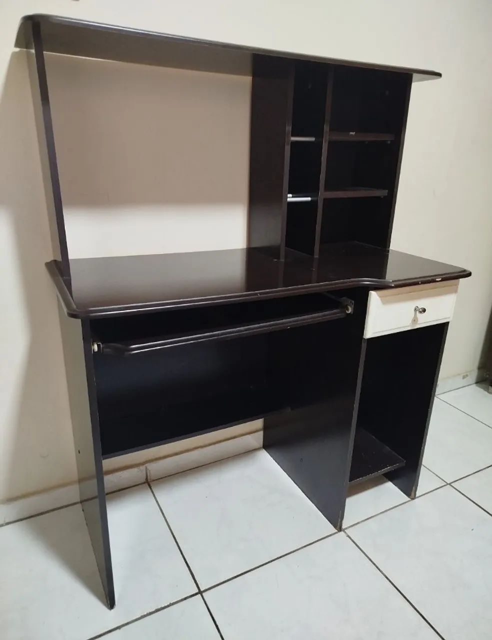 Mesa escravaninha para notebook e escritório  - Foto 3
